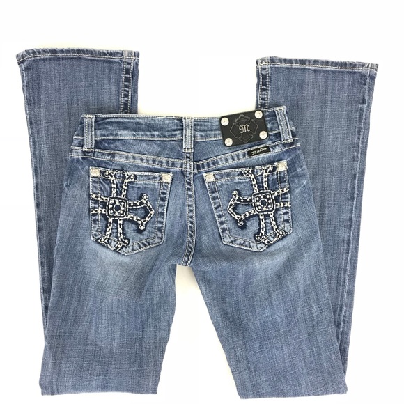 Miss Me Denim - Miss Me By Buckle Womens Cross Pocket Jeans Sz 28